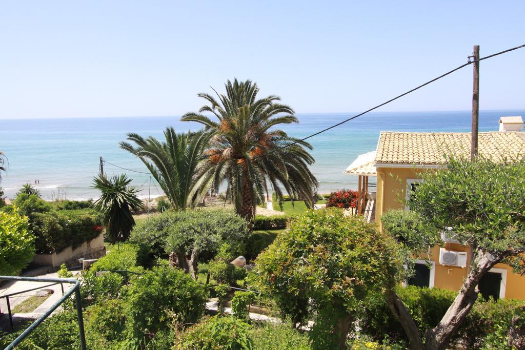 Corfu Glyfada Menigos Beach Apartments Kültér fotó