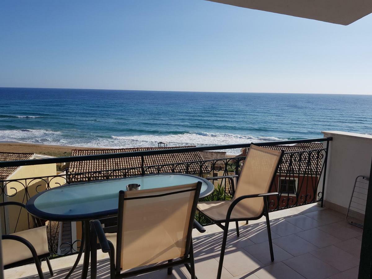 Corfu Glyfada Menigos Beach Apartments Kültér fotó