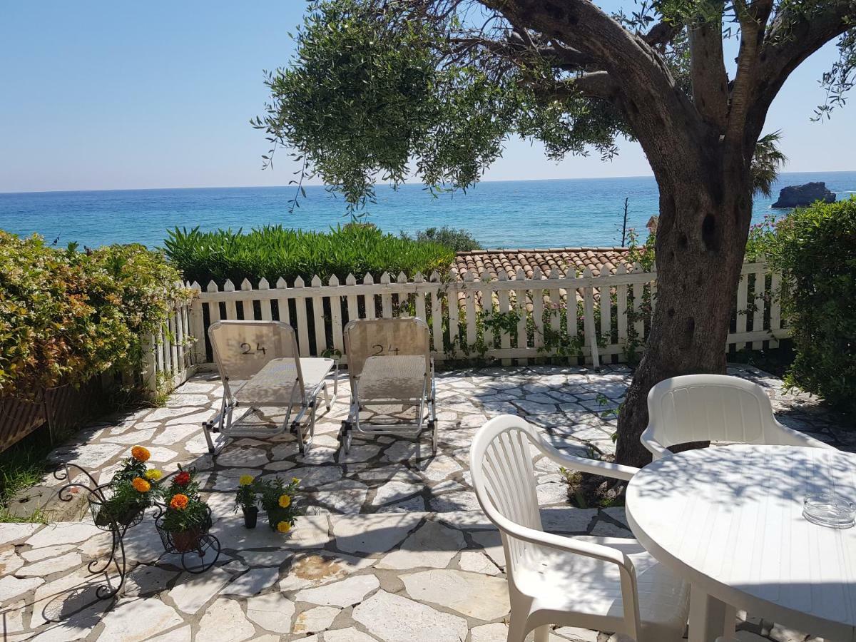 Corfu Glyfada Menigos Beach Apartments Kültér fotó